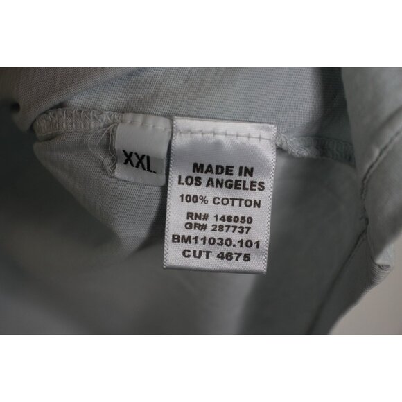 Buck Mason Mens 2XL Pale Blue Basic Tee Shirt NEW Q1034 - Picture 3 of 4
